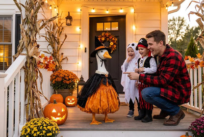 Goose with Costumes
