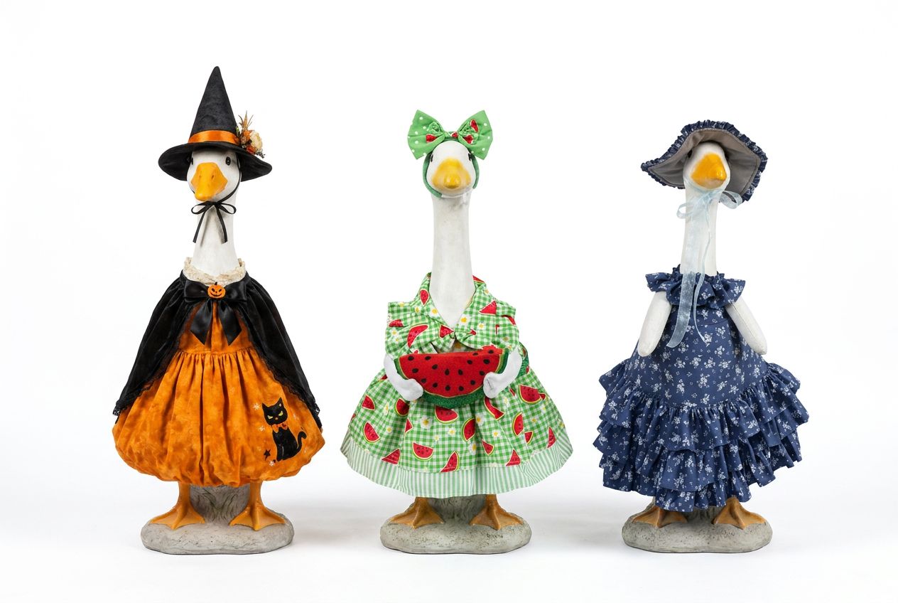Goose with Costumes