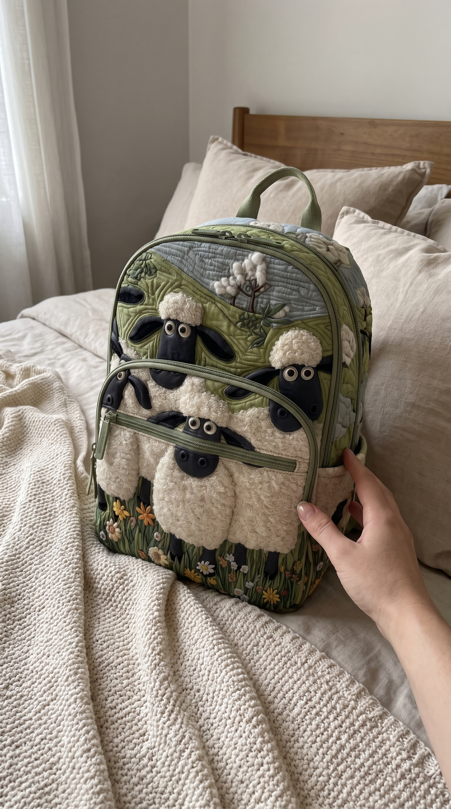 UGC review sheep backpack bed