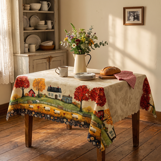 Linnea's Handwoven Tablecloth