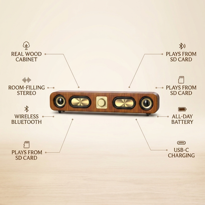 Ray's Wooden Bluetooth Speaker