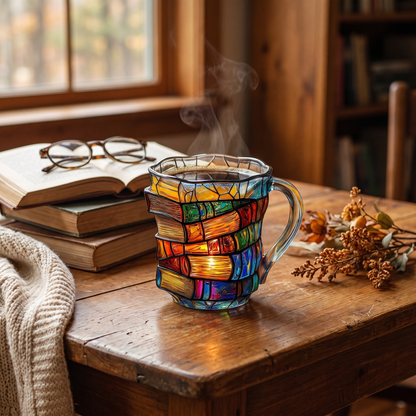 Ruth's Handmade Book-Stack Mug's