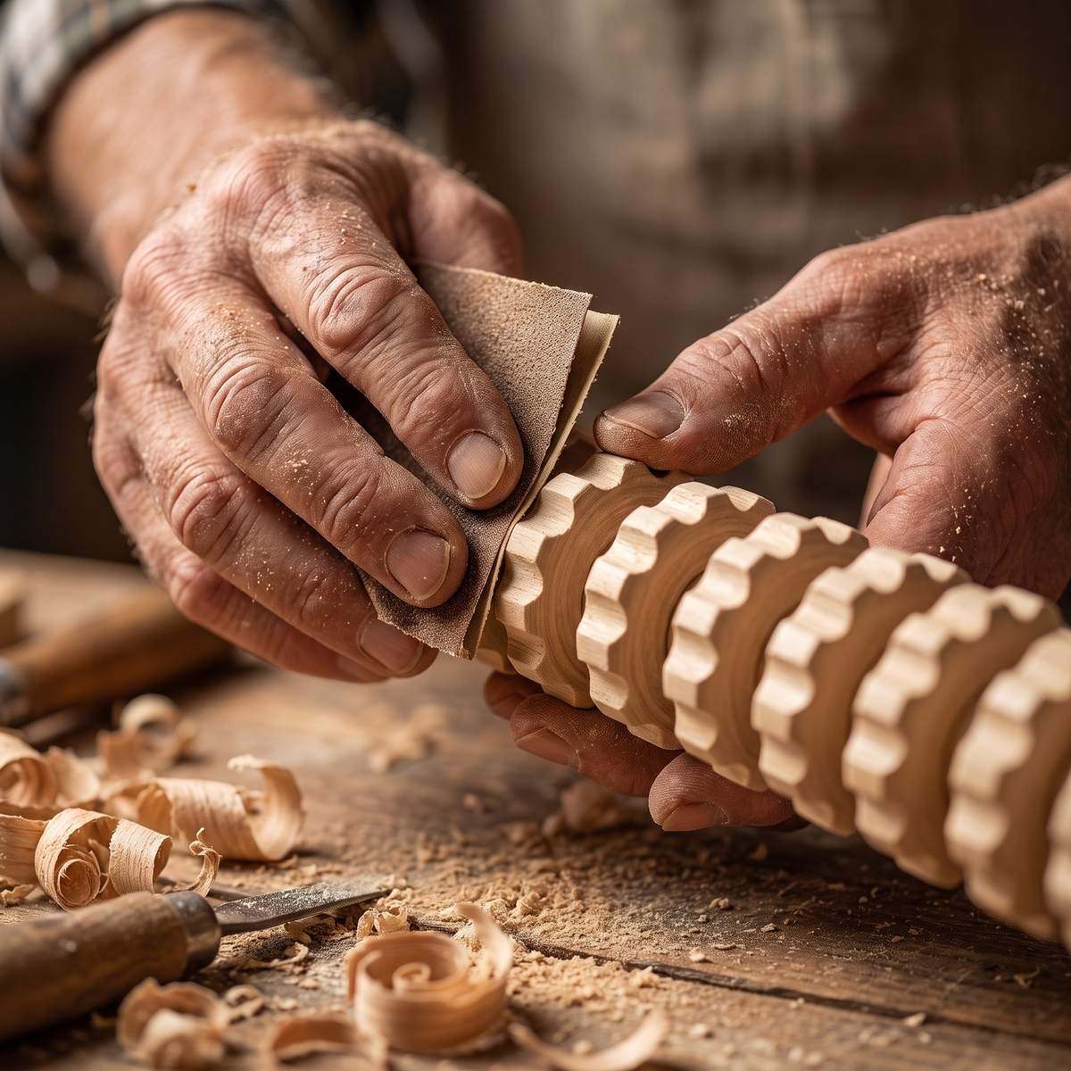 Peggy's Handcarved Rollers