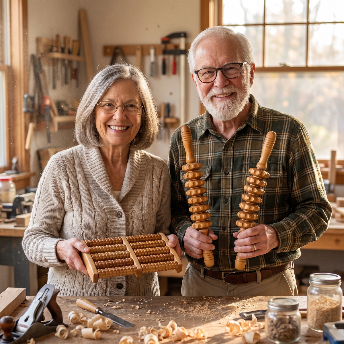 Peggy's Handcarved Rollers