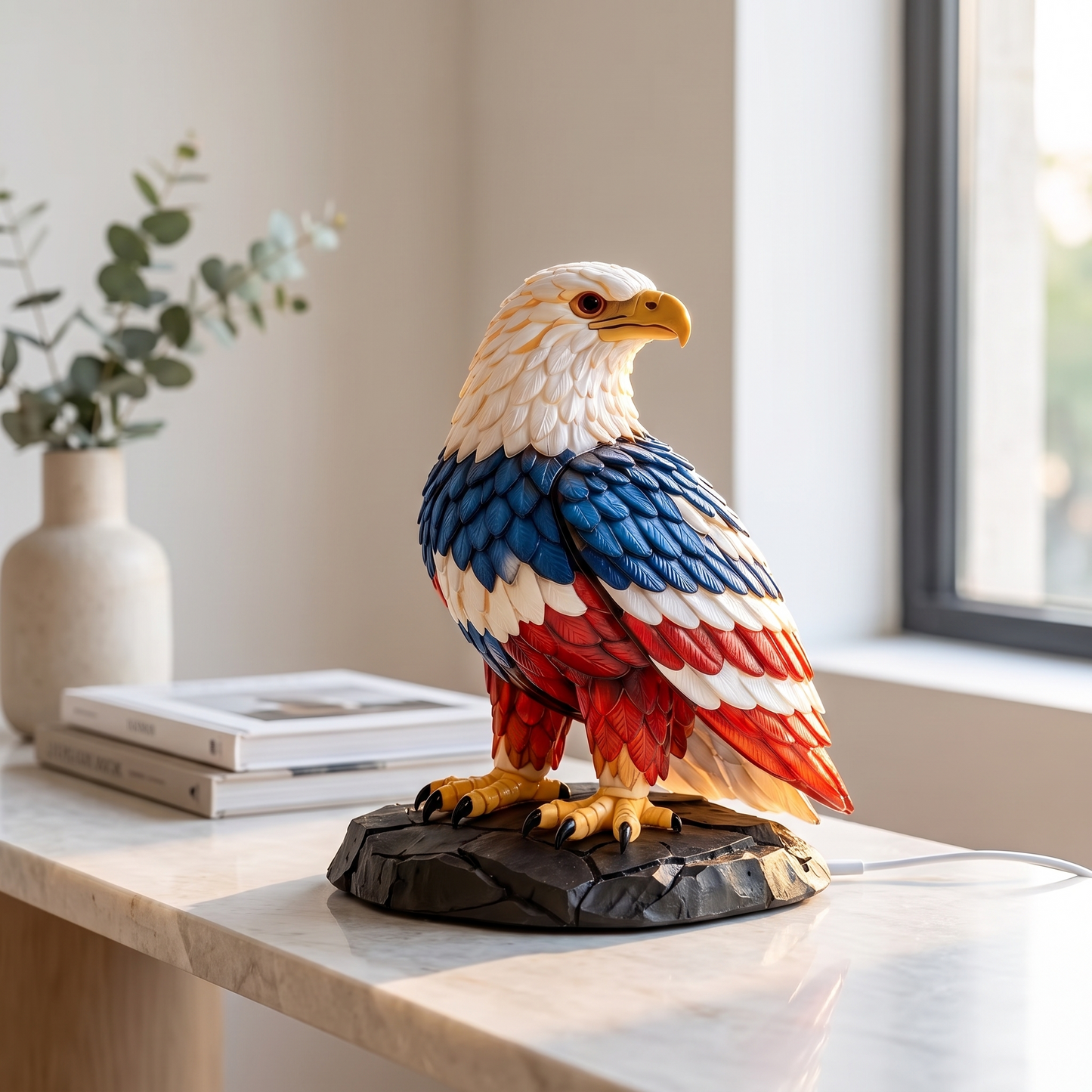 Brenda's Handpainted Patriotic Eagle