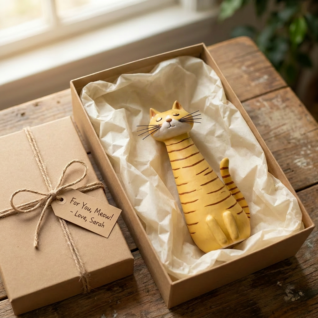 Margaret's Handmade Cat Vase