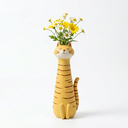 Margaret's Handmade Cat Vase