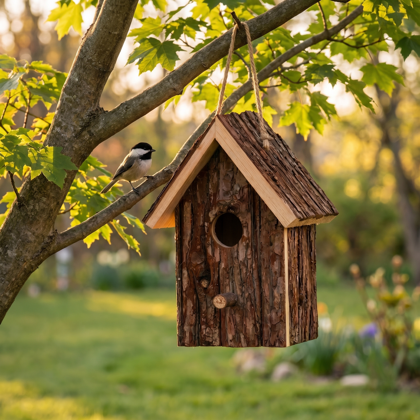 Ray's Handmade Tree Bark Bird House