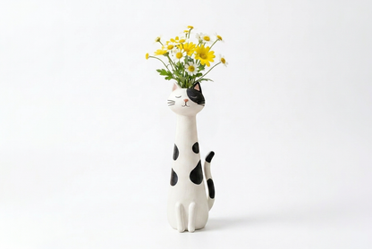 Margaret's Handmade Cat Vase