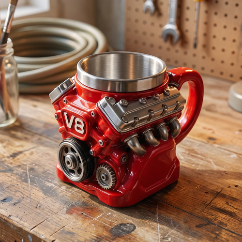 Hank's Handpainted Car Mugs