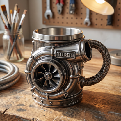 Hank's Handpainted Car Mugs