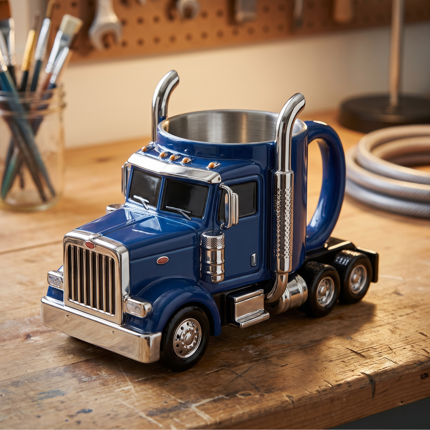 Hank's Handpainted Car Mugs