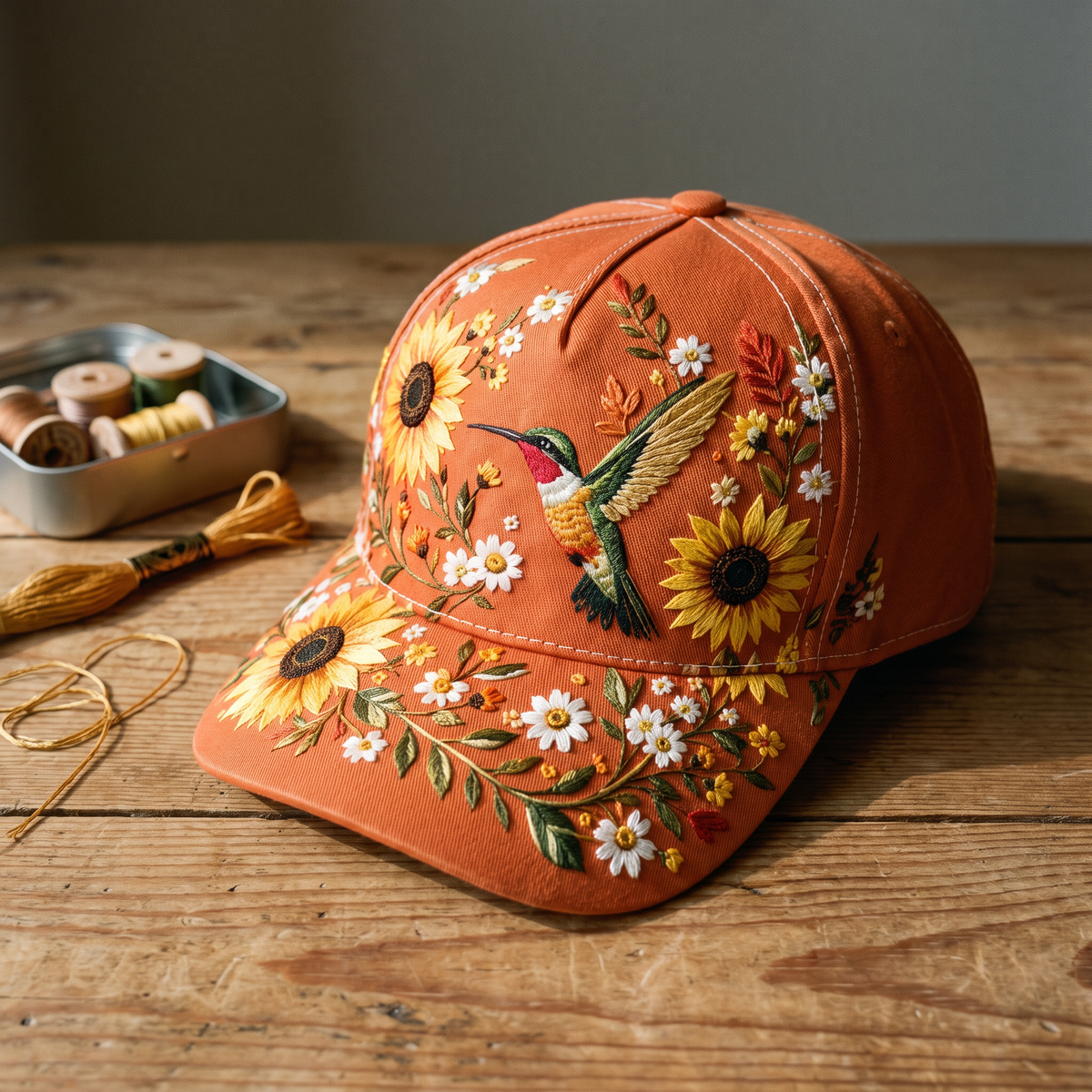 Della's Hand-Embroidered Hats