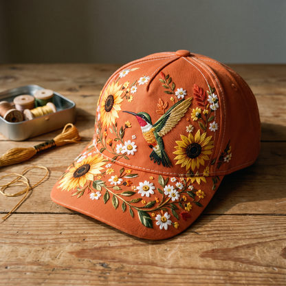 Della's Hand-Embroidered Hats