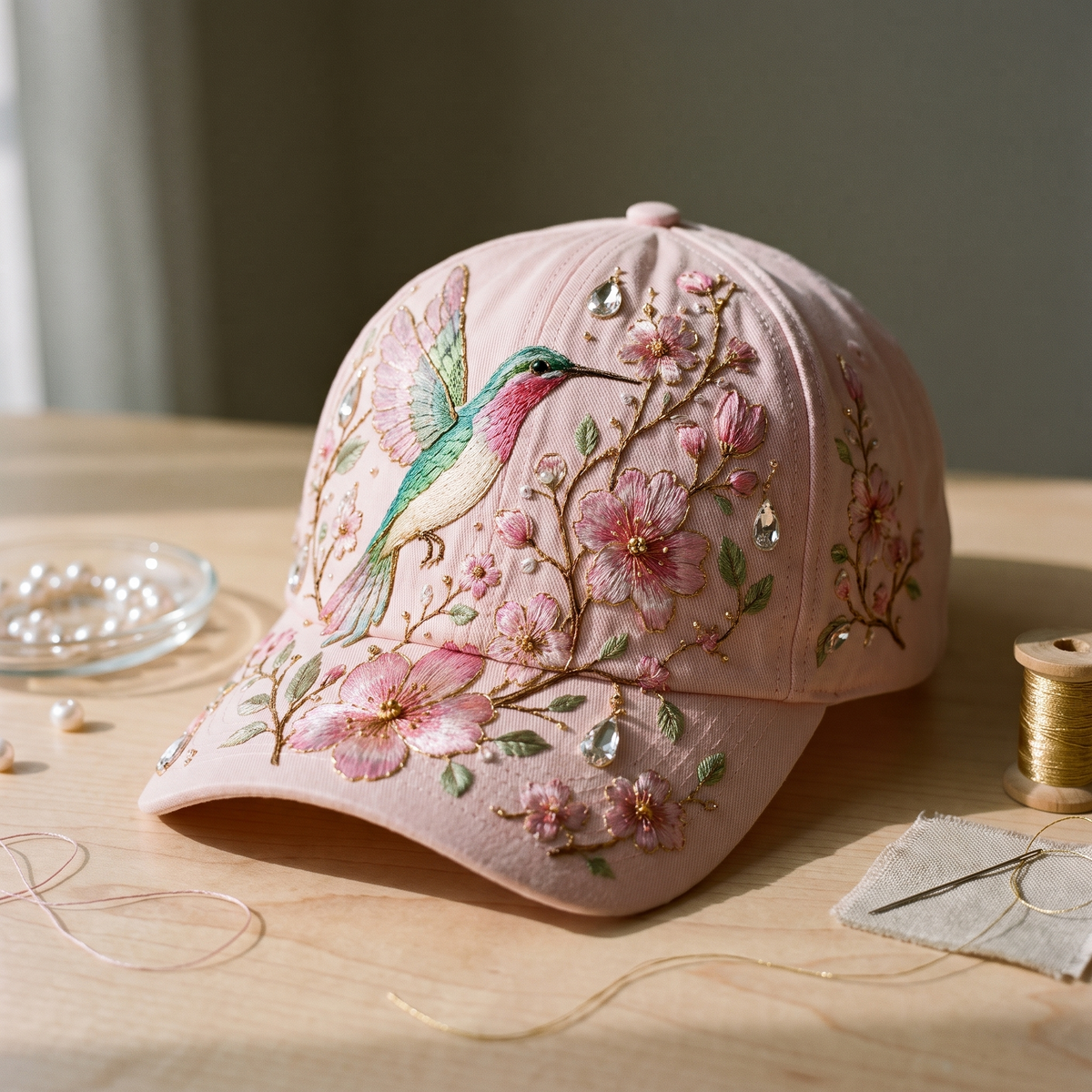 Della's Hand-Embroidered Hats
