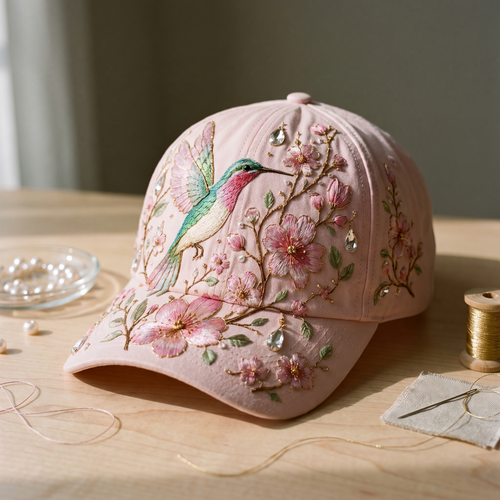 Della's Hand-Embroidered Hats