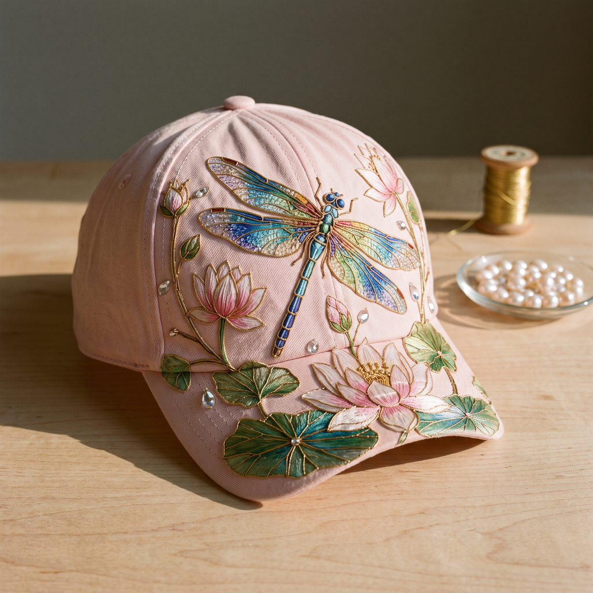 Della's Hand-Embroidered Hats