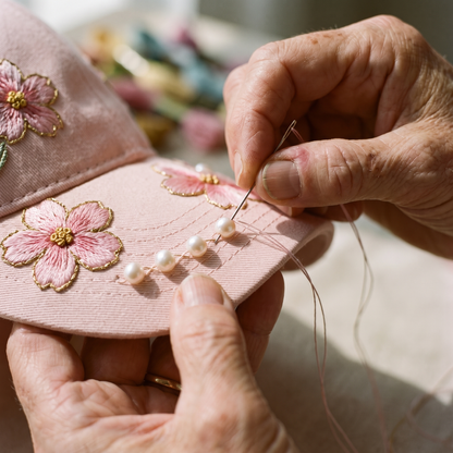 Della's Hand-Embroidered Hats