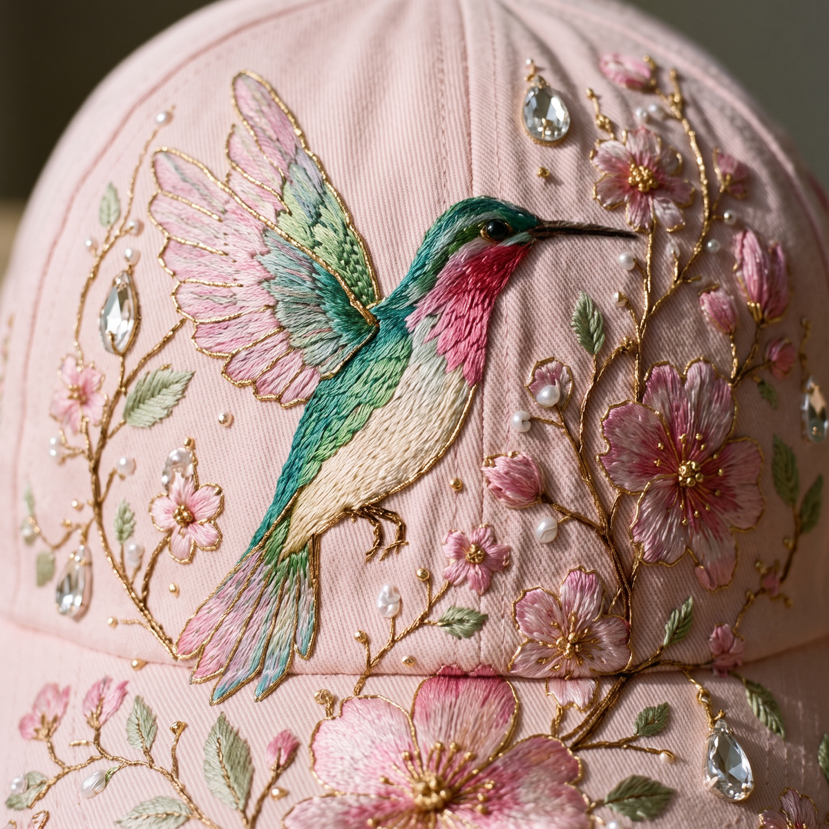 Della's Hand-Embroidered Hats