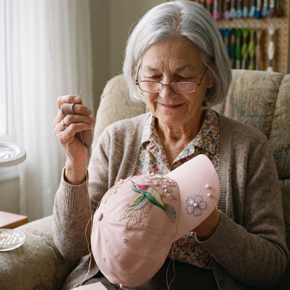Della's Hand-Embroidered Hats