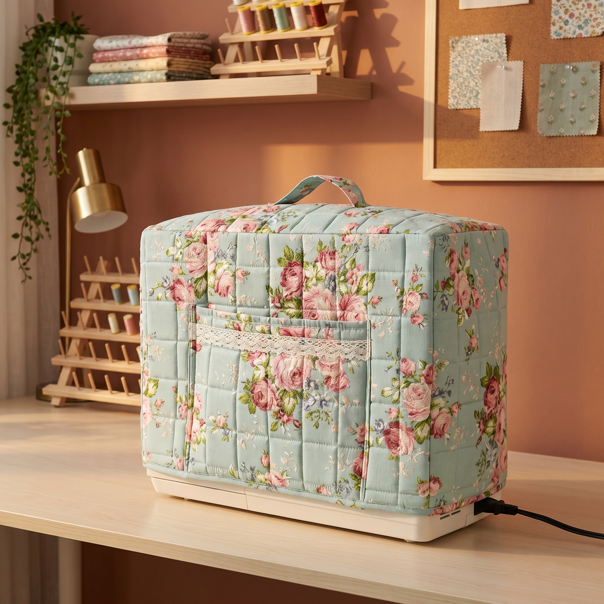 Nancy's Handquilted Sewing Machine Cover