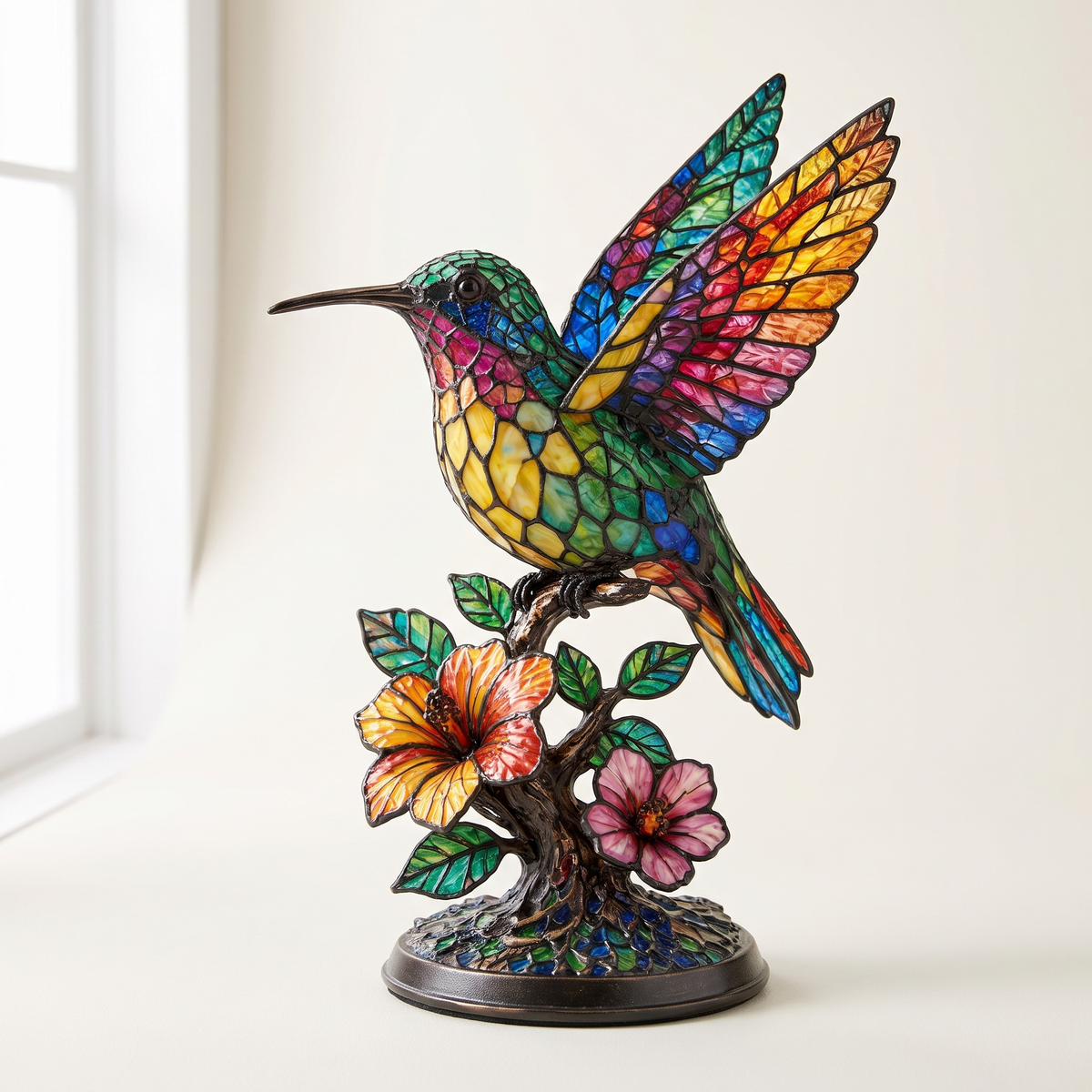 Google Handmade Image Arlene's Handmade Hummingbird Lamp – Marlow Market