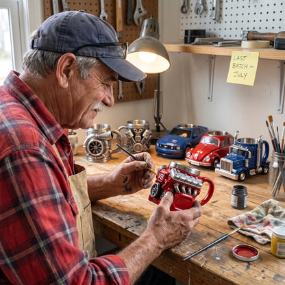 Hank's Handpainted Car Mugs