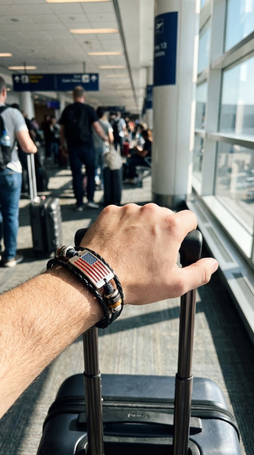 Customer photo flag bracelet 2